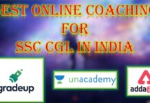 Best Online Coaching for SSC CGL in India