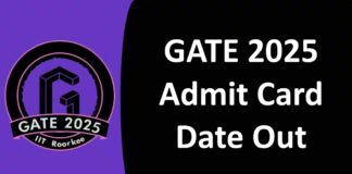 GATE 2025 Admit Card Release Date Out