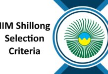 IIM Shillong Selection Criteria