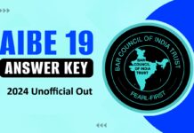 AIBE 19 Answer Key 2024