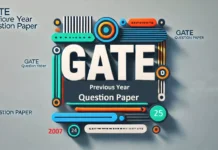 GATE Previous Year Question Paper