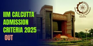 IIM Calcutta Admission Criteria 2025 Out