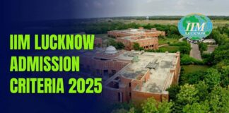 IIM Lucknow Admission Criteria 2025