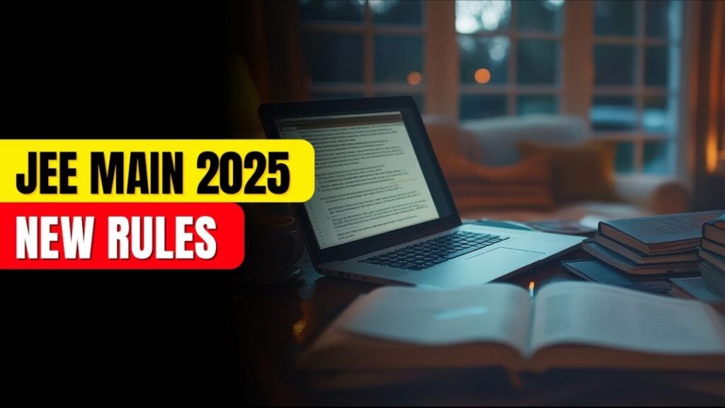 JEE main 2025 new rules-by NTA