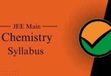 JEE Main Chemistry Syllabus 2025