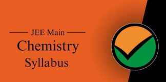 JEE Main Chemistry Syllabus 2025