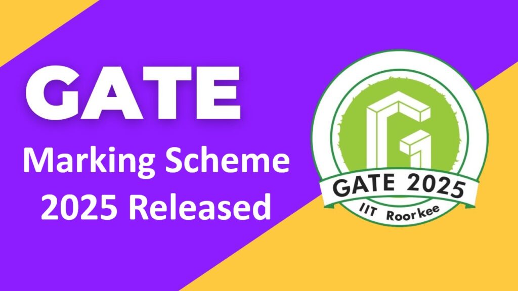 GATE Marking Scheme 2025 Released