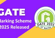 GATE Marking Scheme 2025 Released