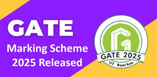 GATE Marking Scheme 2025 Released