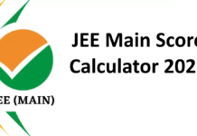 JEE Main Score Calculator 2025