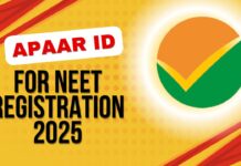 APAAR ID for NEET UG Registration 2025