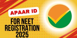 APAAR ID for NEET UG Registration 2025