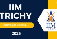 IIM Trichy Admission Criteria 2025