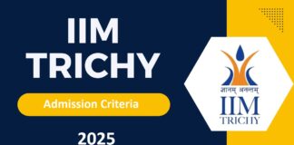 IIM Trichy Admission Criteria 2025