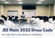 JEE Main 2025 Dress Code