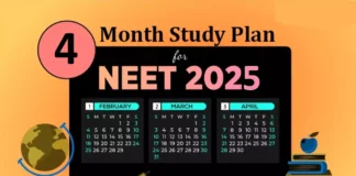 NEET 4 Months Study Plan