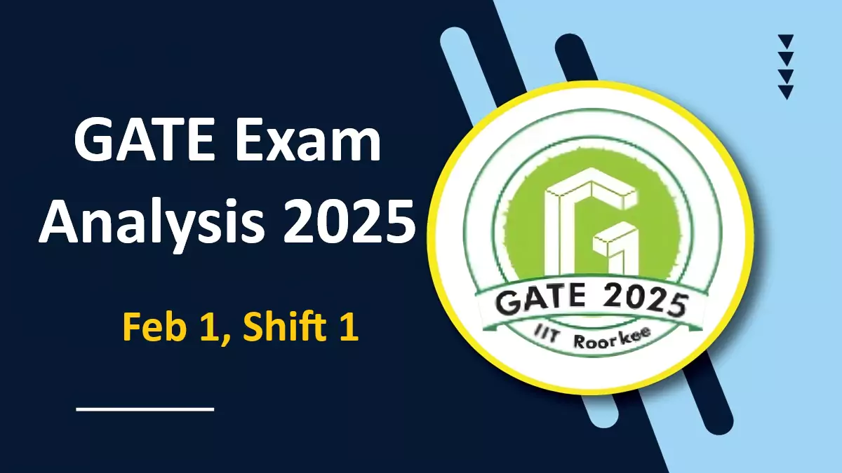 GATE Exam Analysis 2025 – Shift 1