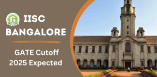 IISc Bangalore GATE Cutoff 2025 Expected