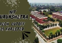 NIT Kurukshetra Cutoff 2025 Expected