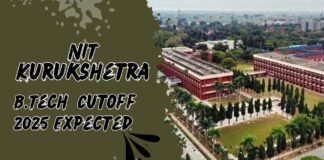 NIT Kurukshetra Cutoff 2025 Expected