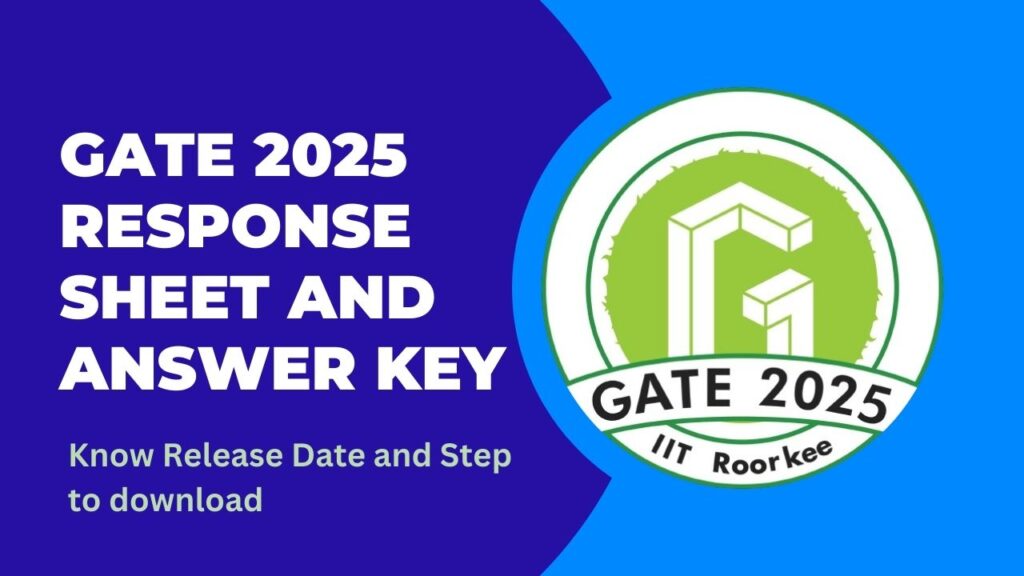 GATE 2025 Response Sheet and Answer key