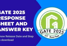 GATE 2025 Response Sheet and Answer key