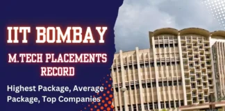 IIT Bombay MTech Placements Record