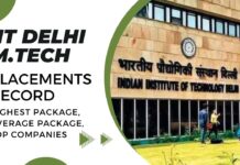 IIT Delhi MTech Placements Record