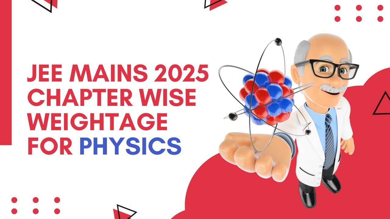 JEE Mains 2025 Chapter Wise Weightage for Physics