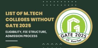 List of MTech Colleges without GATE 2025