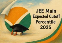 JEE Main Expected Cutoff Percentile 2025