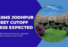 AIIMS Jodhpur NEET Cutoff 2025 Expected