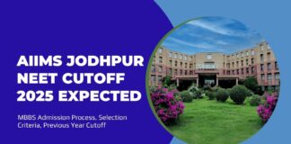 AIIMS Jodhpur NEET Cutoff 2025 Expected
