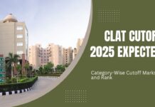 CLAT Cutoff 2025 Expected