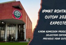 IPMAT Rohtak Cutoff 2025 Expected