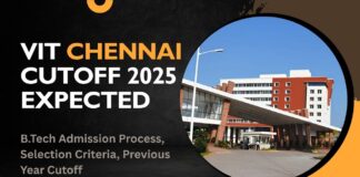 VIT Chennai Cutoff 2025 Expected