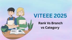 VITEEE Rank Vs Branch vs Category 2025