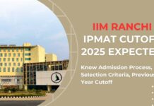 IIM Ranchi IPMAT Cutoff 2025