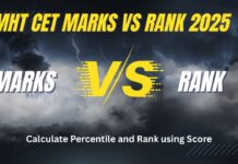 MHT CET Marks vs Rank 2025