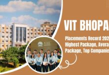 VIT Bhopal Placements Record 2025