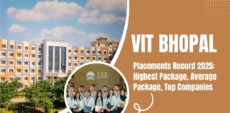 VIT Bhopal Placements Record 2025