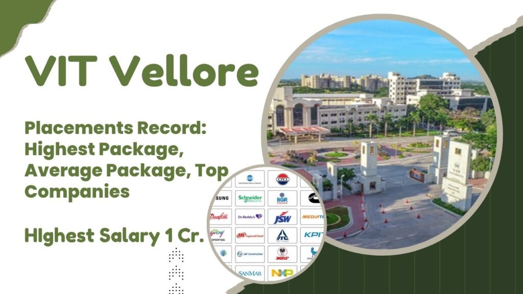 VIT Vellore Placements Record