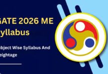 GATE 2026 ME Syllabus